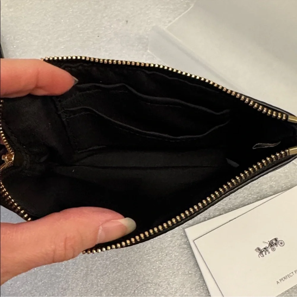 Coach Zip Wristlet with Umbrella Motif RARE